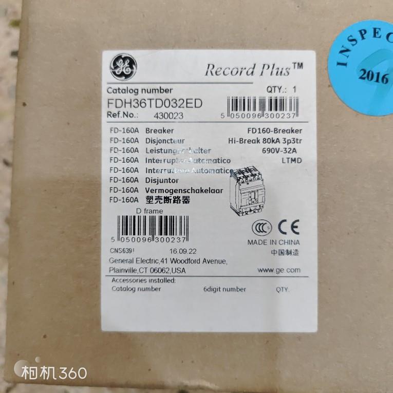 GE FD160 FDH36TD032ED 3P 32A