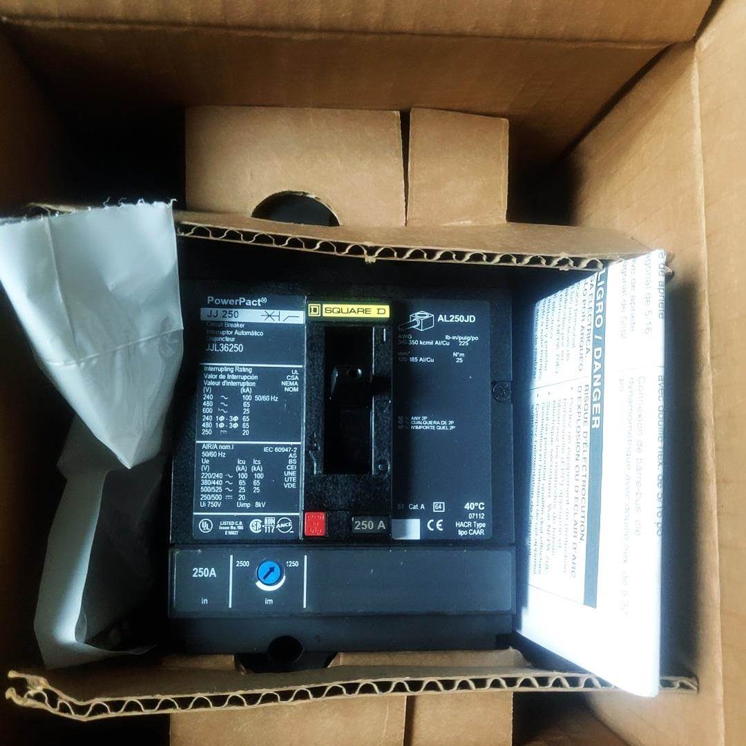 SQUARE JJ250 AL250JD JJL36250 3P 250A