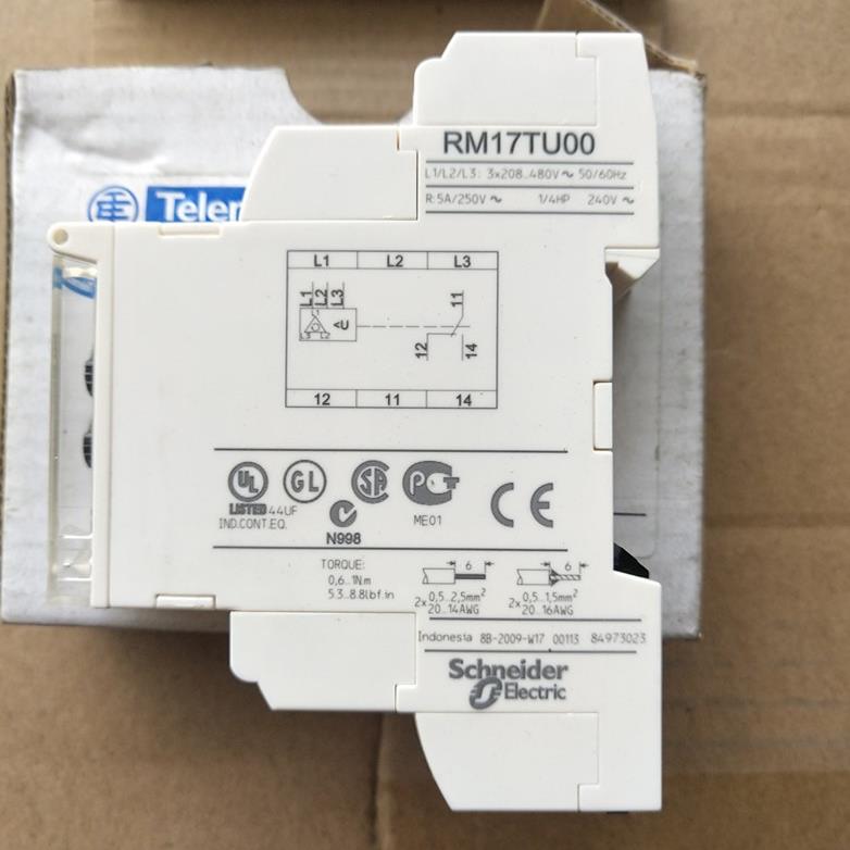 全新原装过压和欠压监测控制继电器 RM17TU00