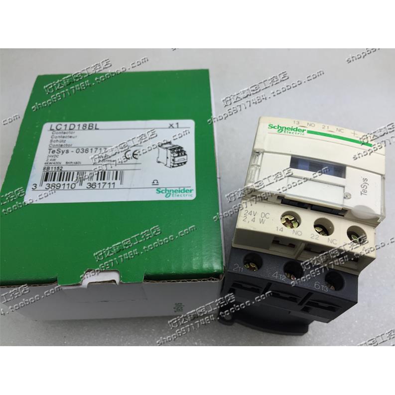 原装正品  LC1D18BL 直流接触器 LC1-D186BL 24VDC 电梯用