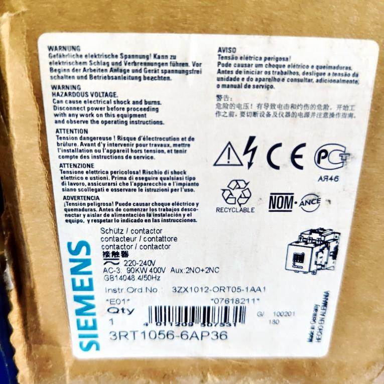 西门子 3RT1056-6AP36 220-240VAC