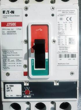 EATON伊顿 J250E JGE3250NN JGE3150FAJG 150AMPS 3P