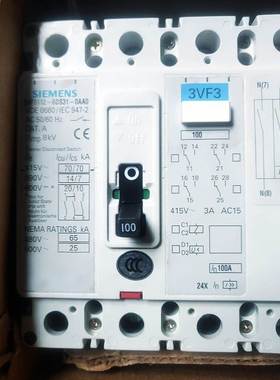 西门子 3VF3112-6DS31-0AA0 4P 100A