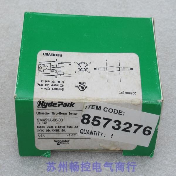 *现货销售*全新HydePark超声波传感器SM450A-08-00 现货
