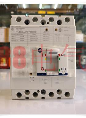 原装－美国AB/【140G-G3C4-C60】4P塑壳断路器 60A