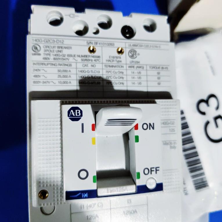 罗克韦尔 AB 140G-G2C3-D12 125A 3P