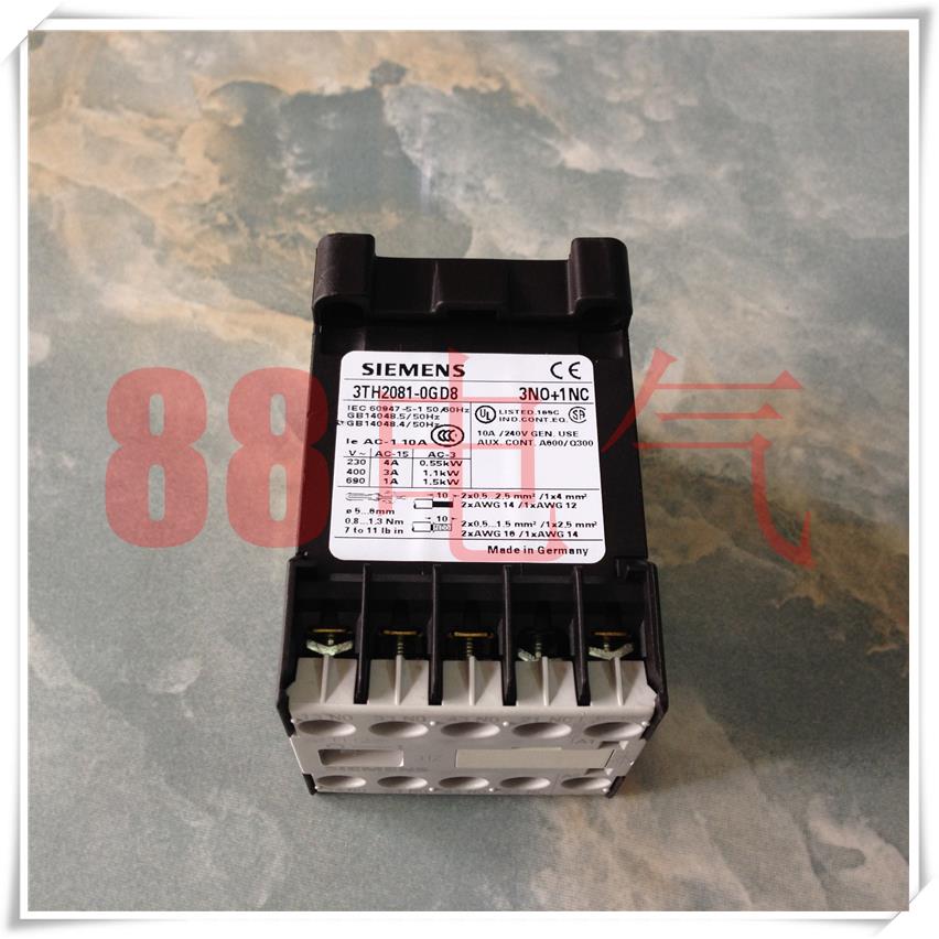 原装－德国 3TH2081-0GD8 OGD8 接触继电器 DC40V