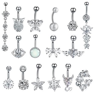 2025 1PC Steel Sexy Belly Button Rings Navel Piercing Omblig