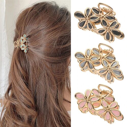 Hair pin 1PC Women Flower Hair Claw Gorgeous Small Hair Clip