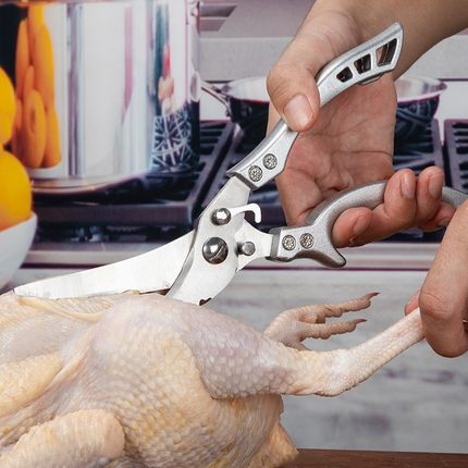 Kitchen and household food chicken bone scissors
