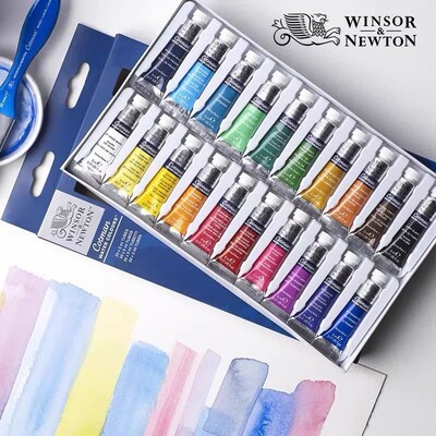 Winsor & Newton Cotman Watercolor Paint Set 10/20 Colors,5ml