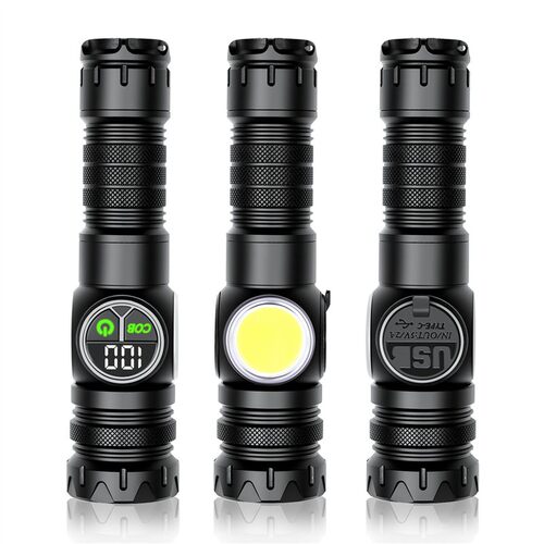 Multifunctional Outdoor Light Magnetic Tail Work Flashlight