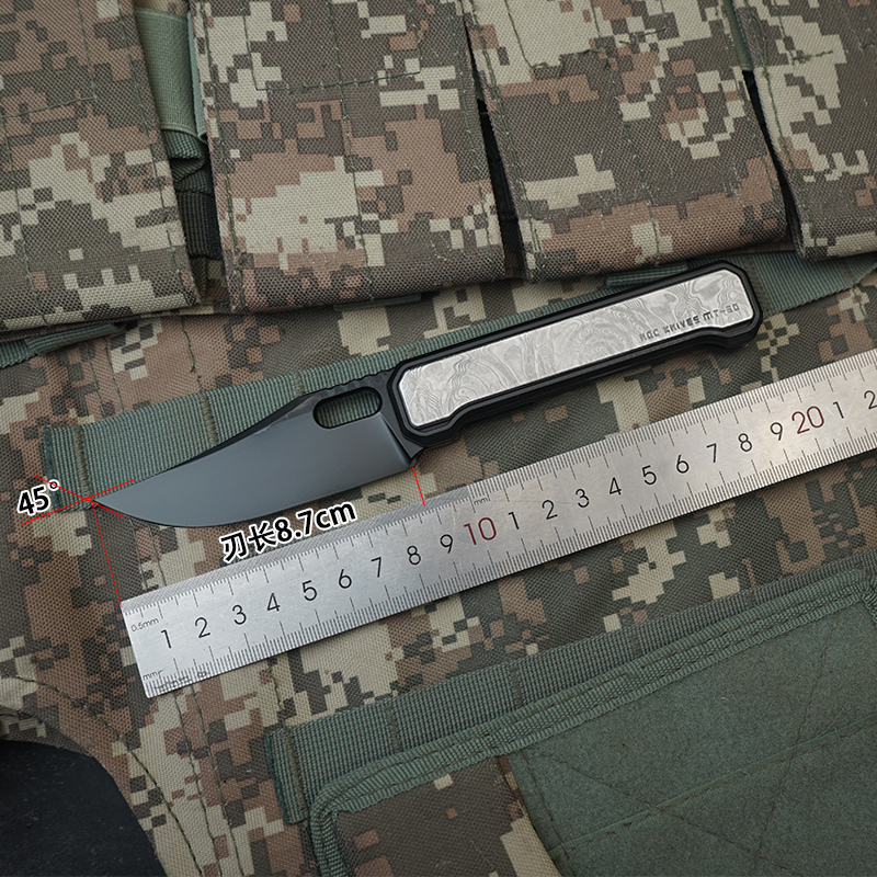 NOC Shot Show展会MT-30锋利帝联名款磁吸贴片M390粉末钢日用折刀