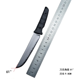 北山物志斩直3代大号战术直刀SLD日本夹钢户外防身露营工具刀 24款