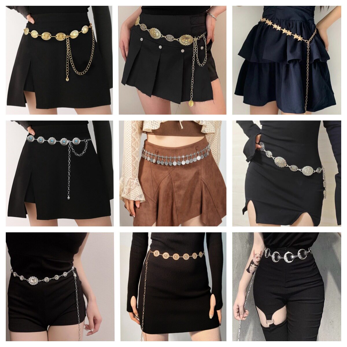 小众高级感时尚复古金属腰链y2k配连衣裙波西米亚细腰带腰封配饰,服饰配件/皮带/帽子/围巾,腰带/皮带/腰链,淘宝优惠券,粉丝福利购,淘宝优惠卷