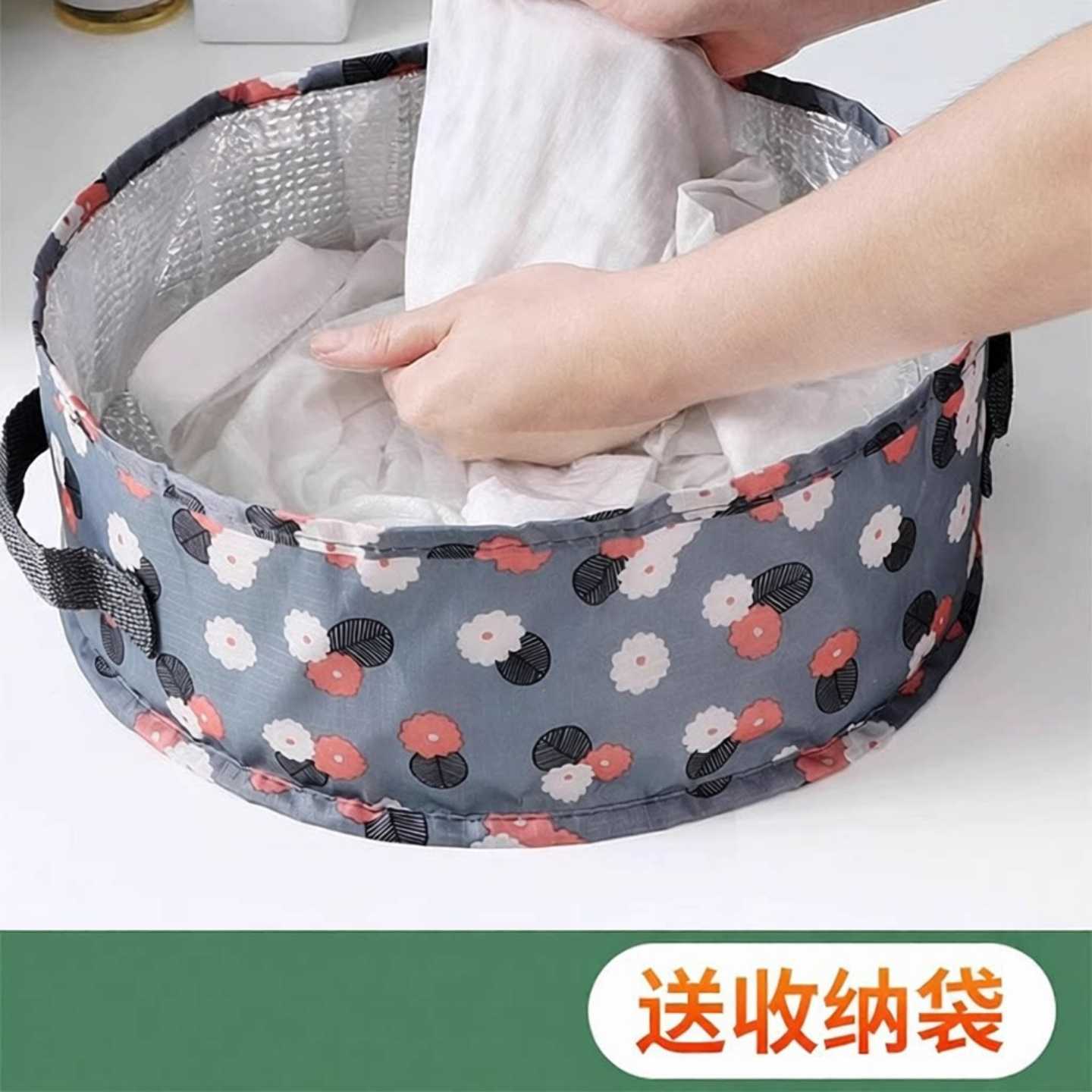 儿童洗澡盆免安装可折叠外出旅行便携式游泳泡澡桶家用宝宝沐浴桶