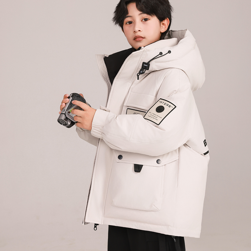 儿童羽绒服男童中长款