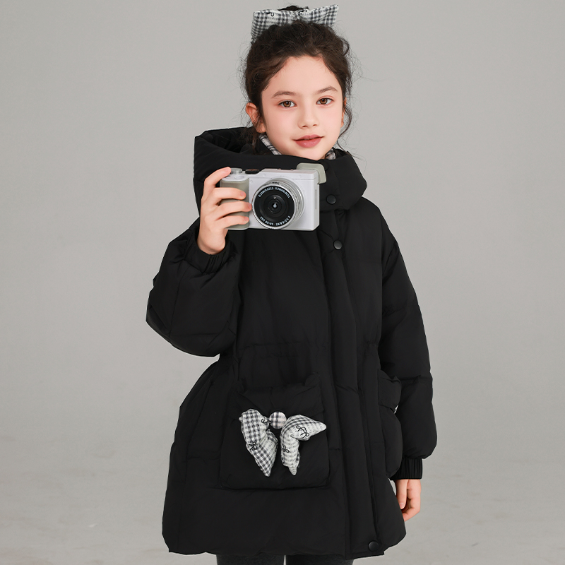 女童羽绒服不跑绒买贵支持退差价