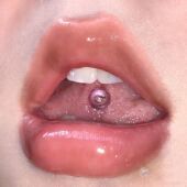 锆石球舌钉穿刺钛合金舌头钉可喝酒外螺旋朋克ins穿孔饰品