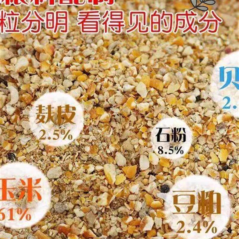 喂鸡饲料中大鸡玉米粒粉碎渣产蛋鸡食粮喂鸭专用鹌鹑大鹅颗粒家用