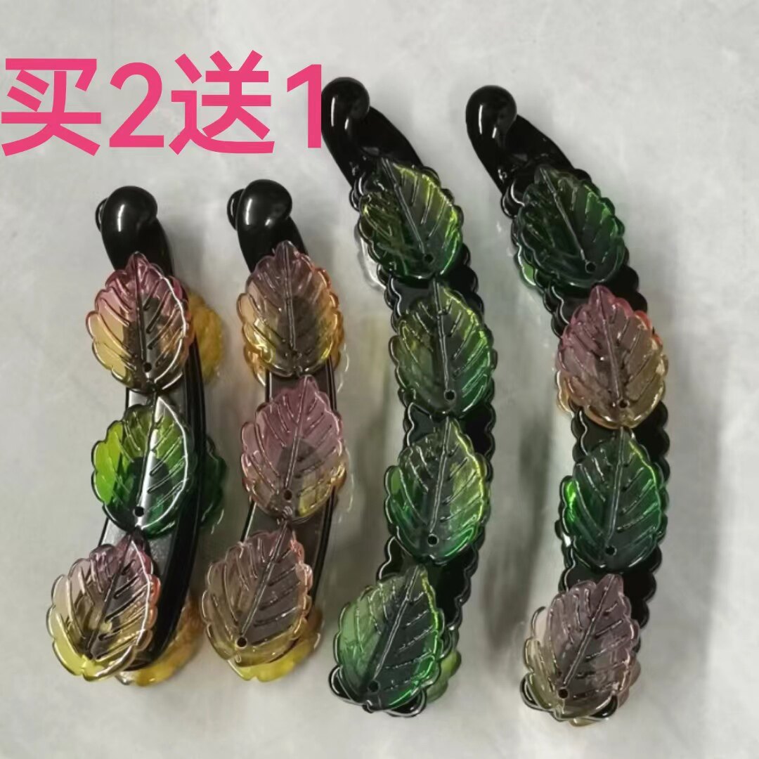 高级感原创香蕉夹发夹女竖夹扭夹新款夹子头饰发卡竖夹高马尾抓夹