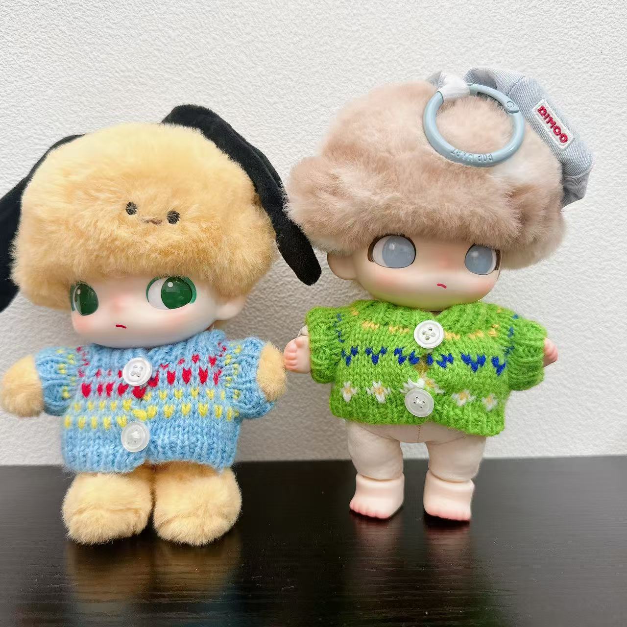 dimoo迪士尼娃衣泡泡玛特布鲁托奇奇蒂蒂唐老鸭高飞娃衣冬季毛衣