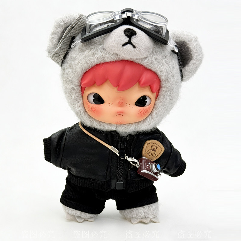 小野熊衣服hirono专属配色毛绒外套潮玩娃衣帅气换装可爱超萌夹克,模玩/动漫/周边/娃圈三坑/桌游,潮玩娃衣,淘宝优惠券,粉丝福利购,淘宝优惠卷