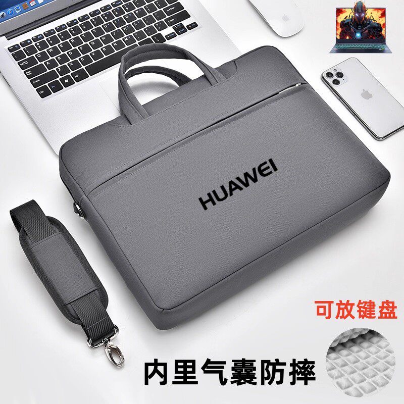适用于华为Matebook14s笔记本电脑包D14/D15/D16斜挎包13s/14s/16sXpro手提单肩包13.4 14.2 15.6 16寸背包