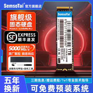 电脑512g主机NVME256g国产SSD 鑫硕泰M.2固态硬盘1t笔记本2tb台式