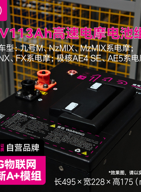 鹿研2026款74V113Ah电动摩托车锂离子电池组