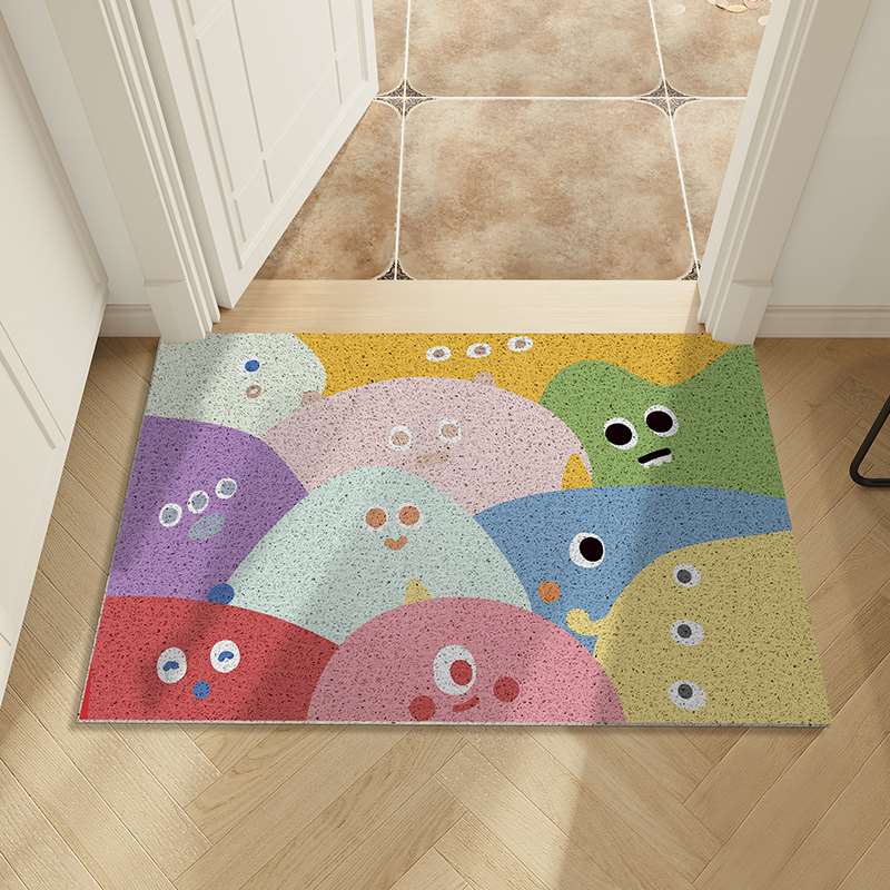 慕奈 入户门地垫pvc丝圈防滑进门门口门垫防滑可裁剪家用地毯