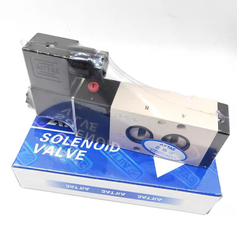 极速4M310-08气动电磁阀210一08DC24V二位五通AC2Q20V板式气阀4M3