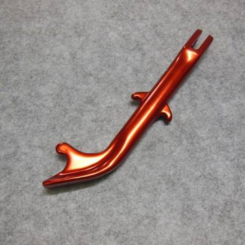 踏板摩托车电动车配件改装边撑脚小牛M3小猴子福喜鬼火侧脚架支架