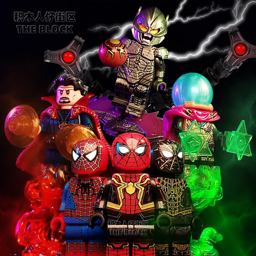 第三方Spider-Man蜘蛛侠积木人资