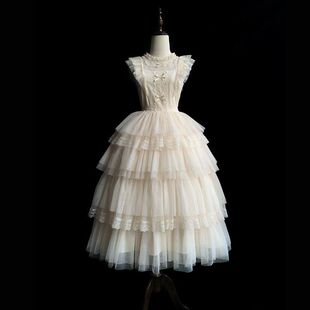 【象牙塔】洛丽塔微甜梦幻大摆裙OP韩版lolita长裙