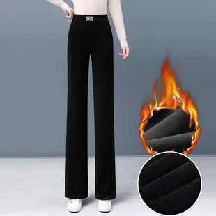 女垂坠感秋冬2023年新款 雪尼尔阔腿裤 显瘦 处理 清仓捡漏亏本特价