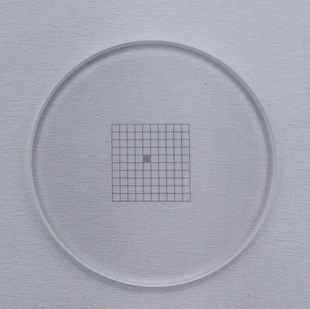 惠普尔目镜测微尺边长8mm*8mm大网格中间1小格分25格分划板通用