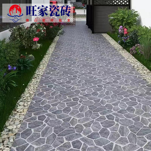 石纹田园式户外防冻防滑耐磨瓷砖