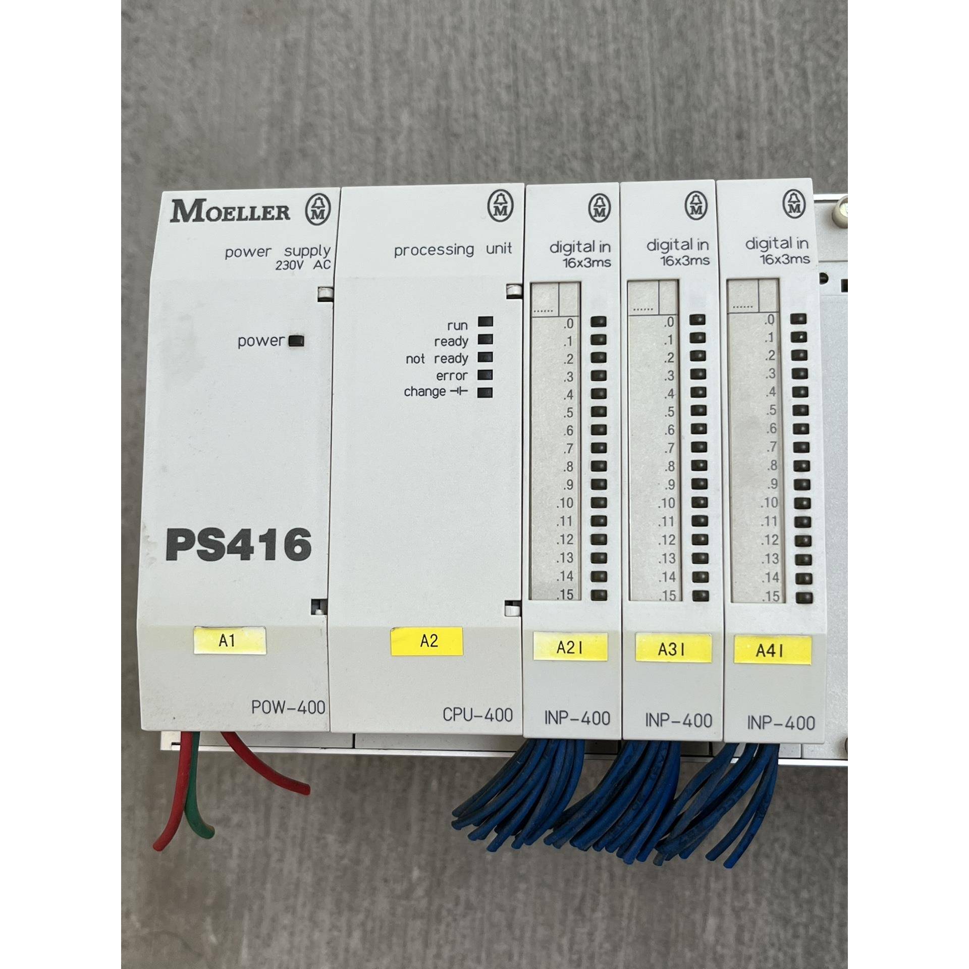 金钟穆勒PS416编程控制器一套图