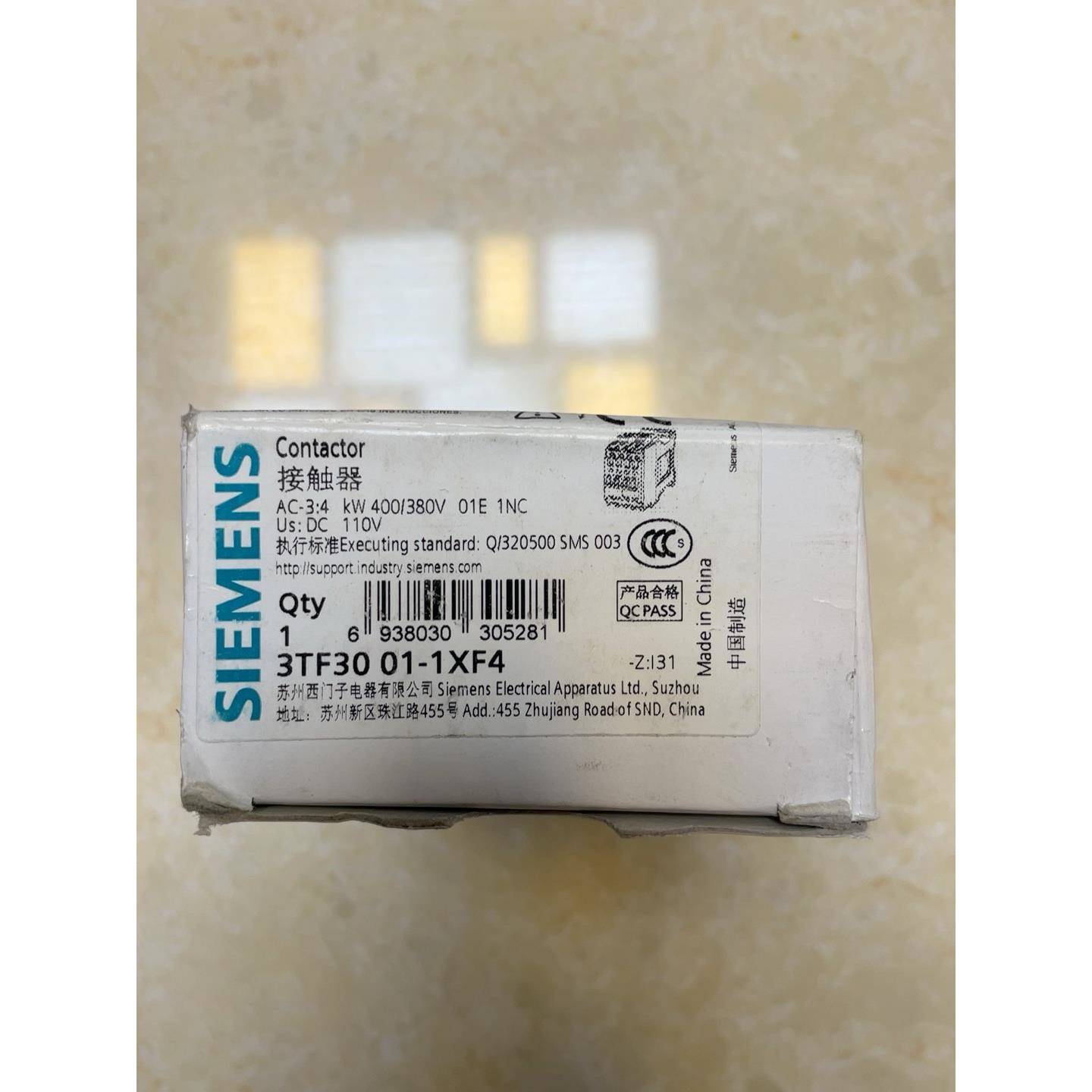 接触器 3TF3001-1XF4  3TF30