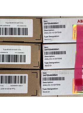 ABB变频器RDIO-01数字/RAIO-01模拟，通讯模块