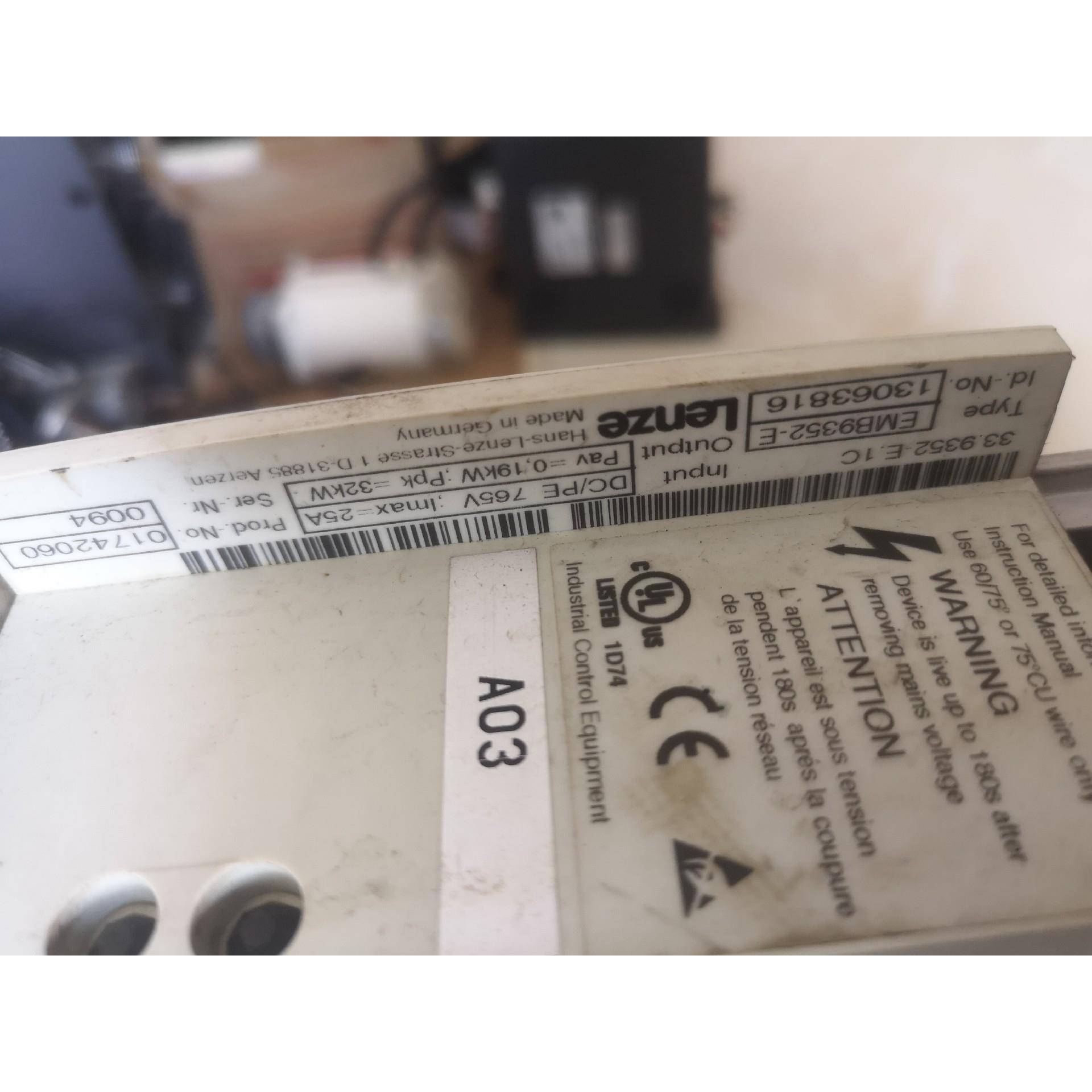 伦茨变频器制动单元 EMB9352-E