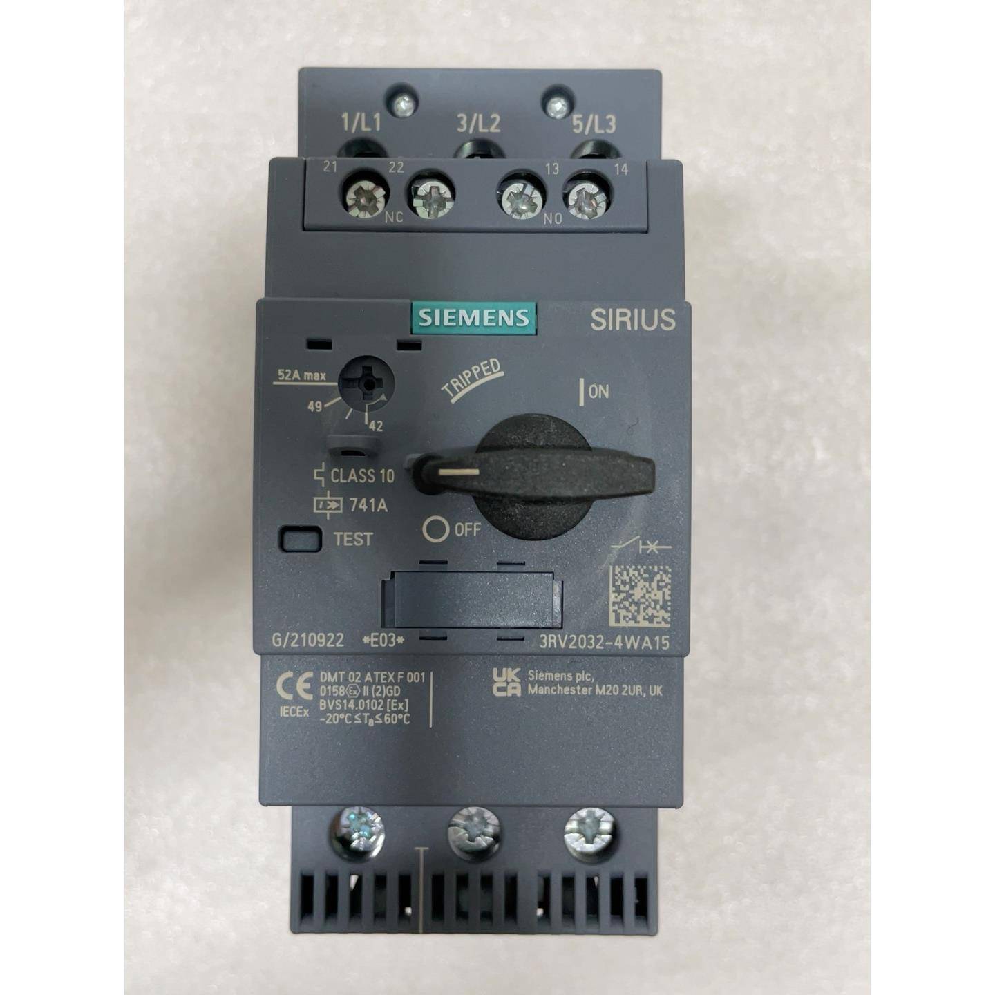 断路器 3RV2031-4WA15 3RV2032-4