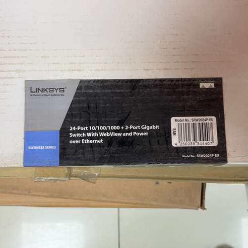LINKSYS SRW2024P-EU 24口10/10