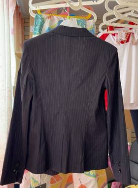 阿玛施外套，高端亚麻休闲服，3码，深蓝色，亚麻材质，透气