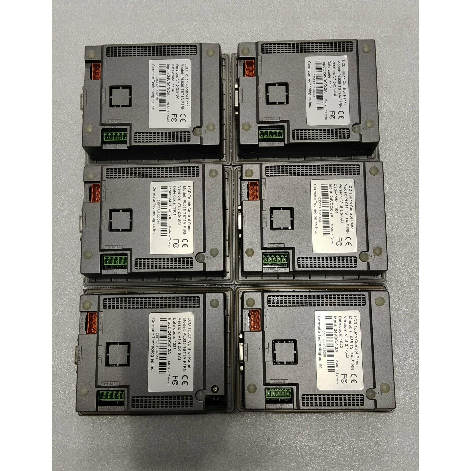 屏通触摸屏 PL035-TST1A-F1RN 如图，