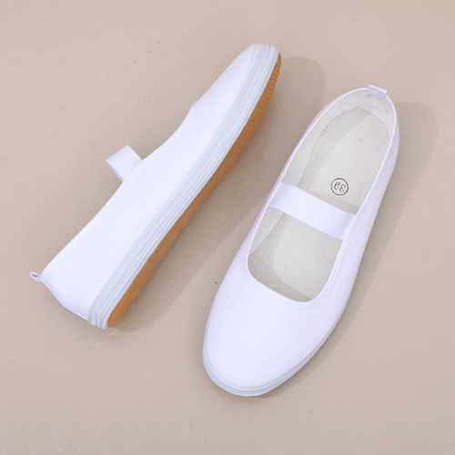 鲁航低帮圆头休闲素面透气