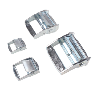 锌合金压扣不锈钢安全卡扣电镀铁按扣2-5cm电泳黑捆绑带五金配件