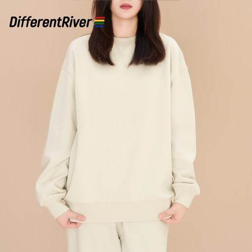 DifferentRiver2024秋冬男女同款简约休闲抓绒保暖套装