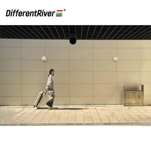 DifferentRiver抽绳阔腿牛仔长裤